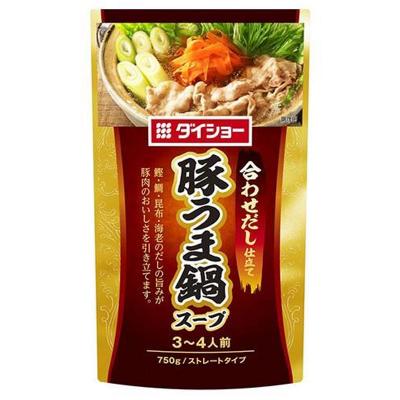 ダイショー 合わせだし仕立て 豚うま鍋スープ 750g