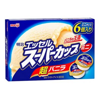 明治 エッセル スーパーカップミニ 超バニラ 80ml × ...