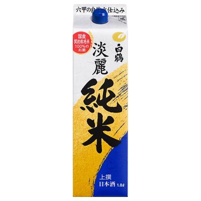 上撰 白鶴 サケパック 淡麗純米 1.8L