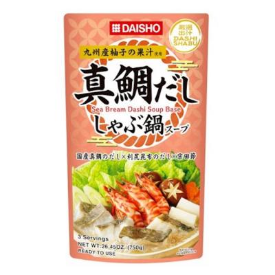 ダイショー 真鯛だししゃぶ鍋スープ 750g