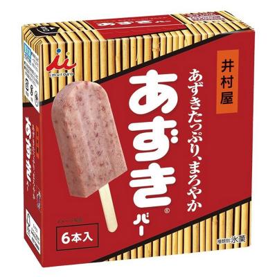 井村屋[アイス] BOXあずきバー 65ml×6