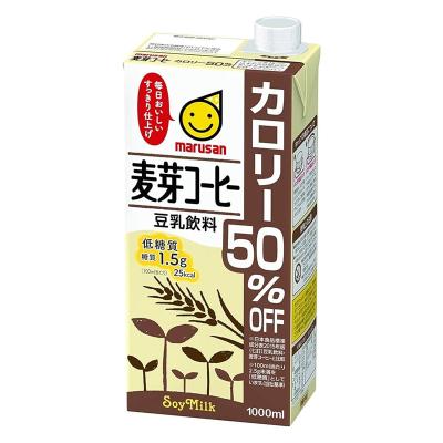 マルサン 豆乳麦芽コーヒーカロリー50%オフ1L