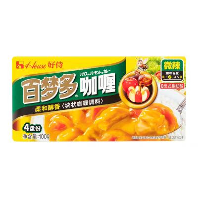 ハウス バーモント カレー (中辛)100g